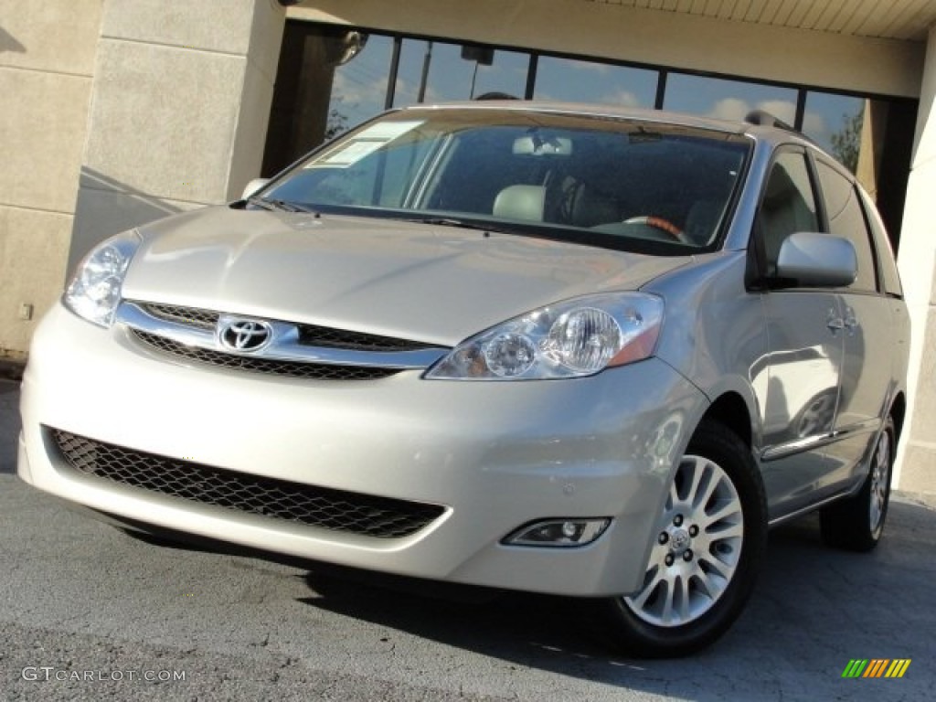 2008 Sienna Limited - Silver Shadow Pearl / Stone photo #1