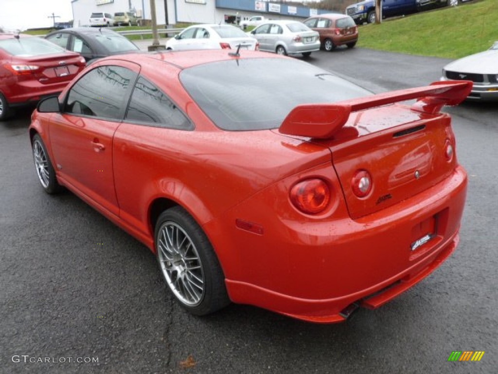 2009 Cobalt SS Coupe - Victory Red / Ebony/Ebony UltraLux/Red Pipping photo #5