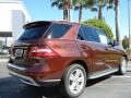 2013 Cinnabar Red Metallic Mercedes-Benz ML 350 4Matic  photo #3