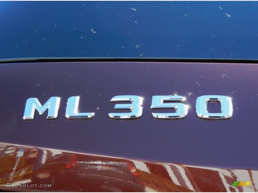 2013 ML 350 4Matic - Cinnabar Red Metallic / Almond Beige photo #4