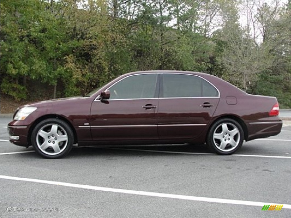 2004 LS 430 - Black Cherry Pearl / Cashmere photo #7