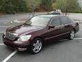 Black Cherry Pearl 2004 Lexus LS 430 Exterior