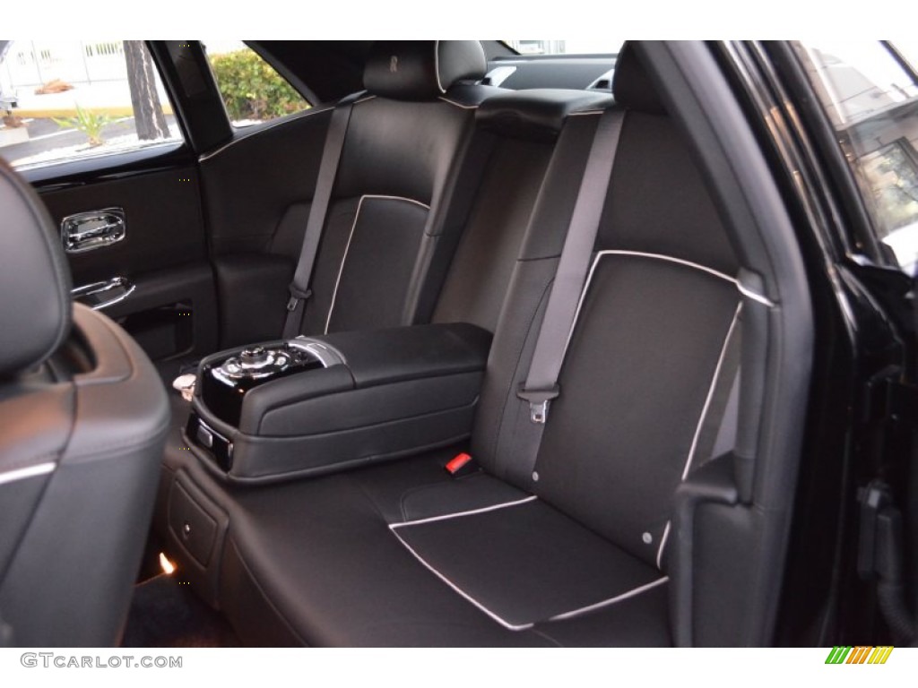 Black Interior 2012 Rolls-Royce Ghost Standard Ghost Model Photo #72968367