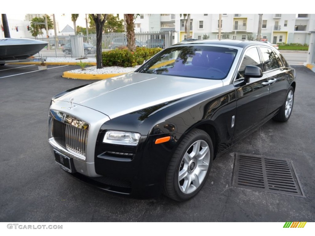 Diamond Black 2012 Rolls-Royce Ghost Standard Ghost Model Exterior Photo #72968412
