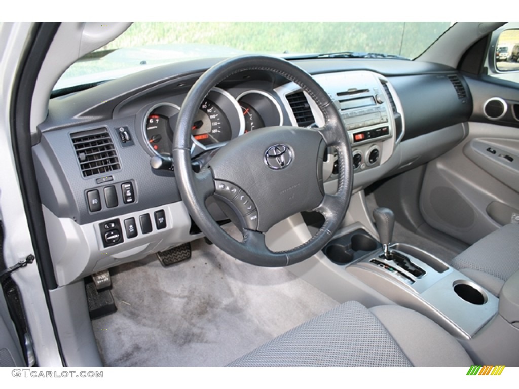 Graphite Interior 2010 Toyota Tacoma V6 SR5 TRD Sport Double Cab 4x4 Photo #72968415