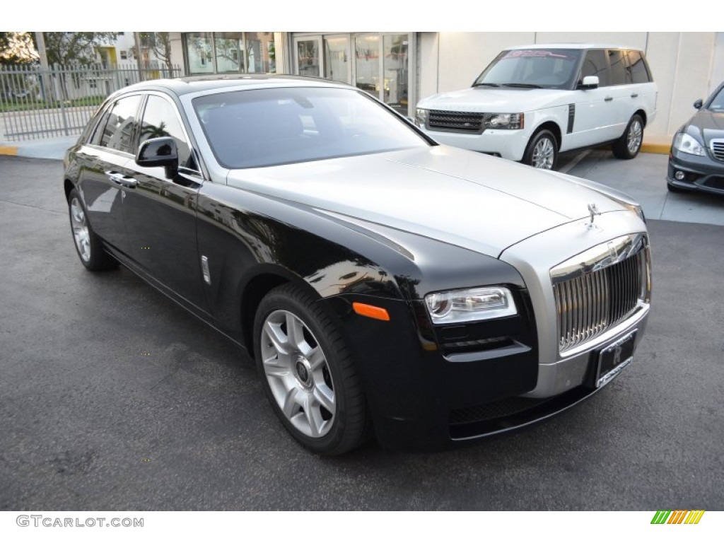 Diamond Black 2012 Rolls-Royce Ghost Standard Ghost Model Exterior Photo #72968434