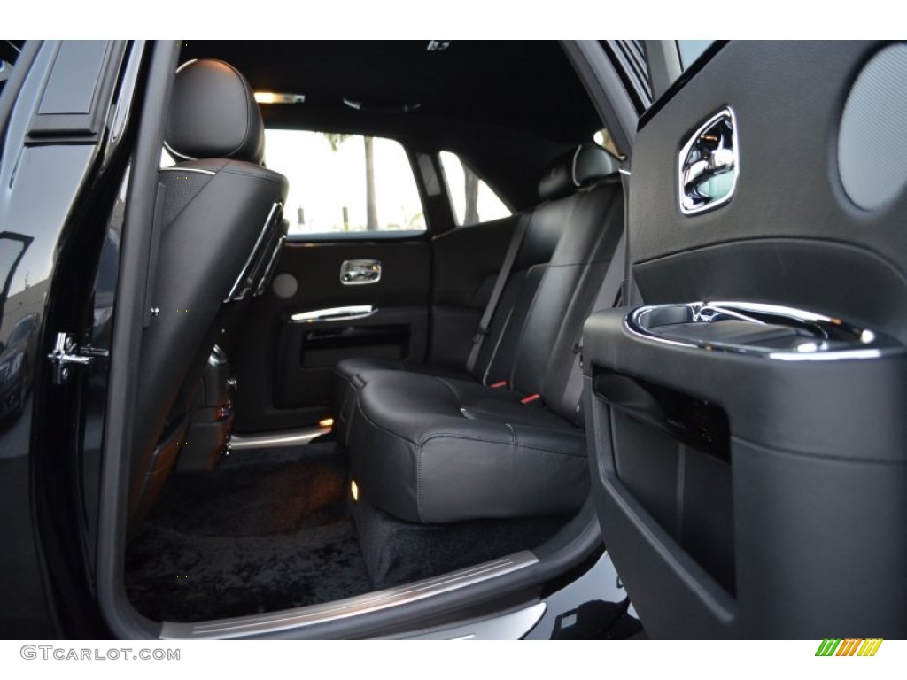 Black Interior 2012 Rolls-Royce Ghost Standard Ghost Model Photo #72968565