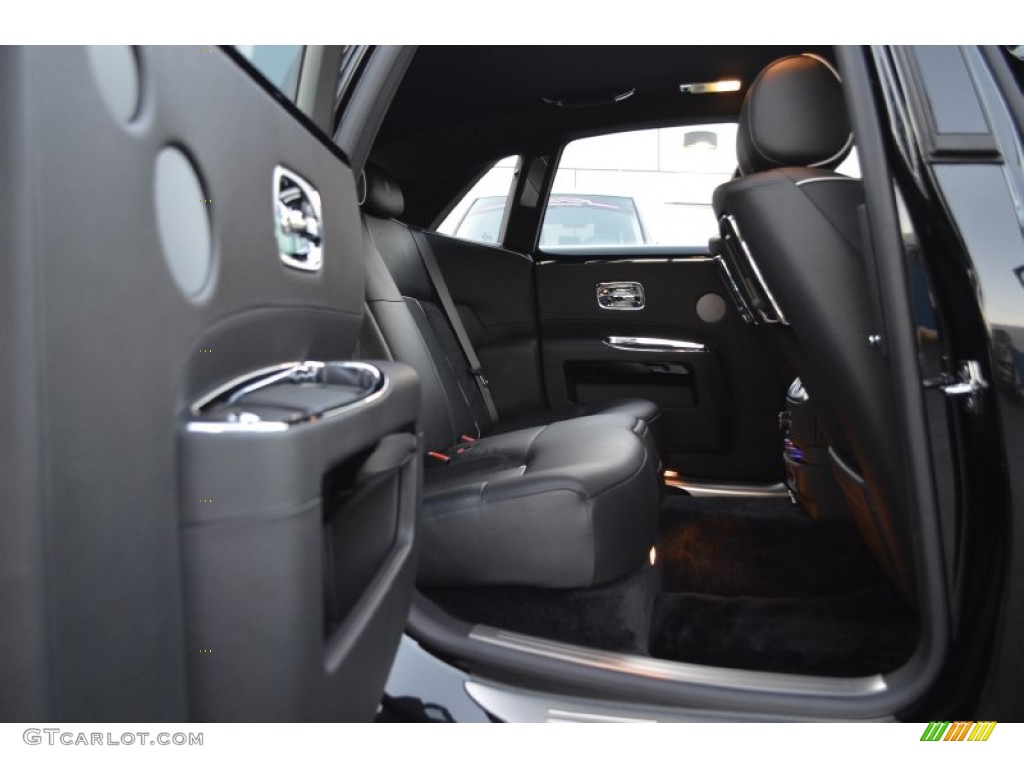 Black Interior 2012 Rolls-Royce Ghost Standard Ghost Model Photo #72968623