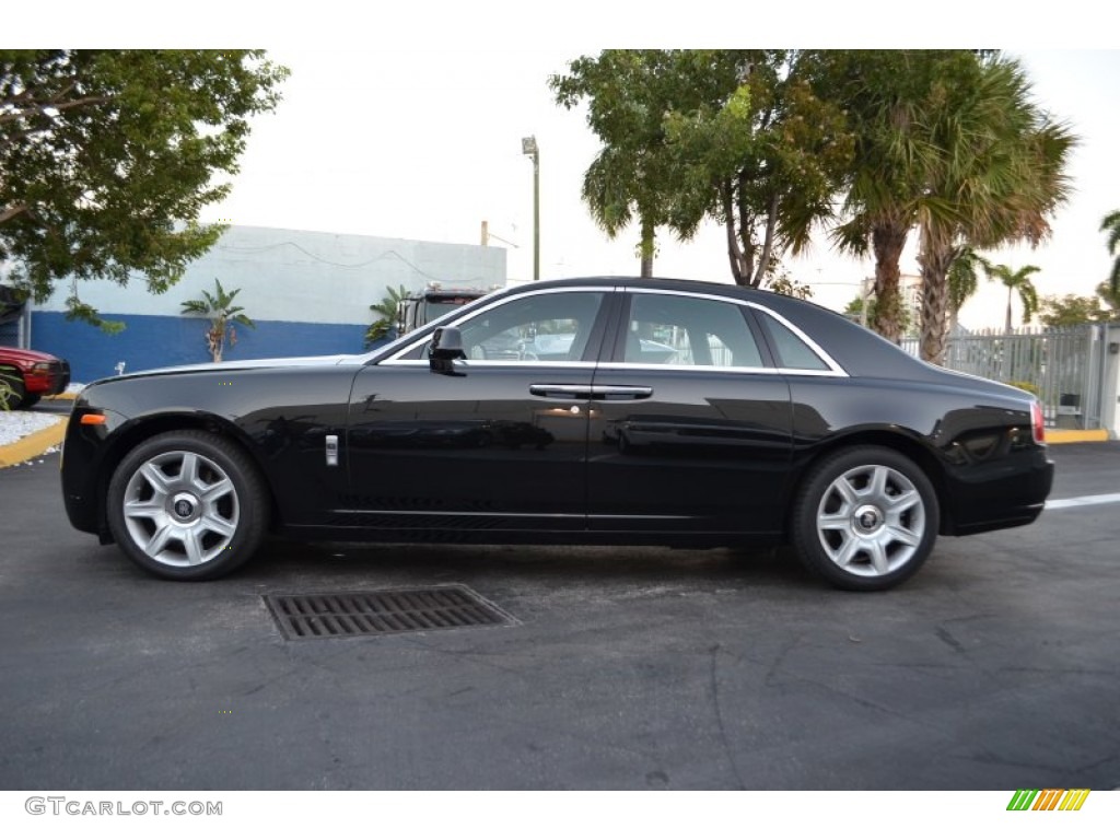 Diamond Black 2012 Rolls-Royce Ghost Standard Ghost Model Exterior Photo #72968730