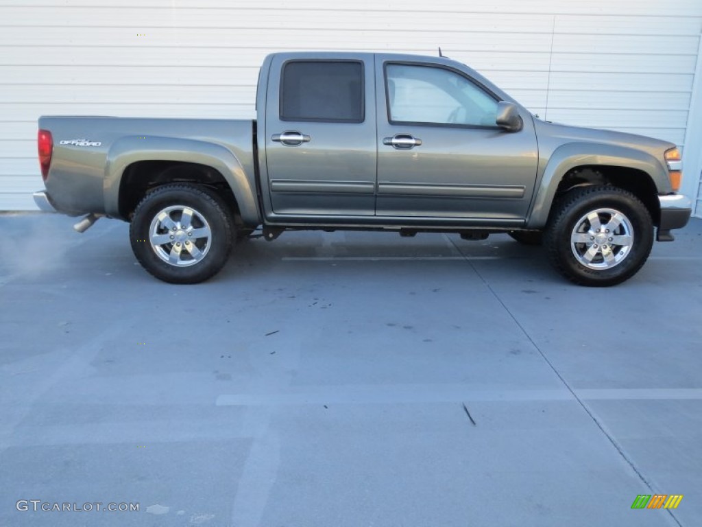 Gray Green Metallic 2011 GMC Canyon SLE Crew Cab Exterior Photo #72969480