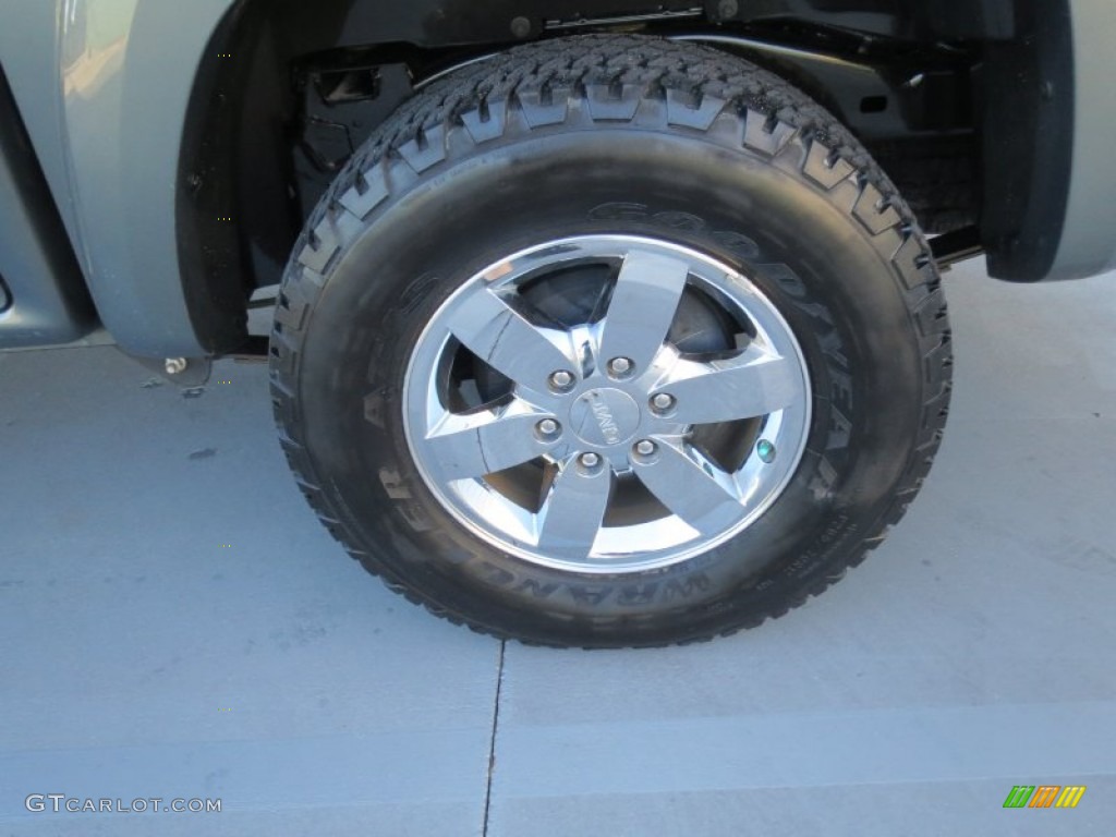 2011 Canyon SLE Crew Cab - Gray Green Metallic / Ebony photo #11