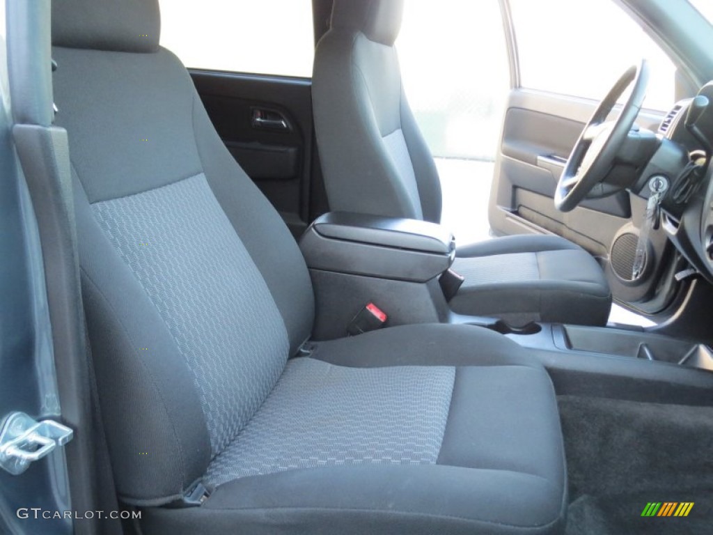 2011 Canyon SLE Crew Cab - Gray Green Metallic / Ebony photo #24