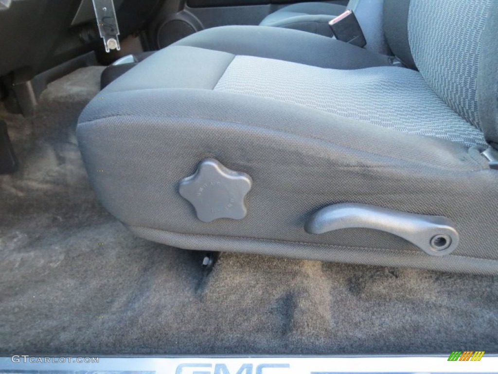 2011 Canyon SLE Crew Cab - Gray Green Metallic / Ebony photo #32