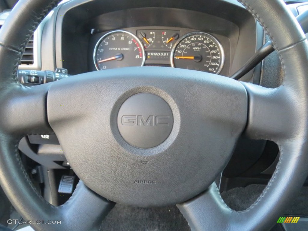 2011 Canyon SLE Crew Cab - Gray Green Metallic / Ebony photo #36