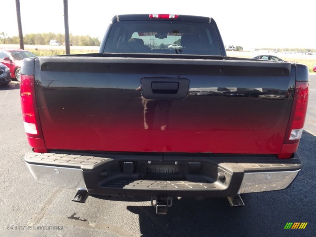 2008 Sierra 1500 SLE Crew Cab 4x4 - Onyx Black / Light Cashmere photo #6