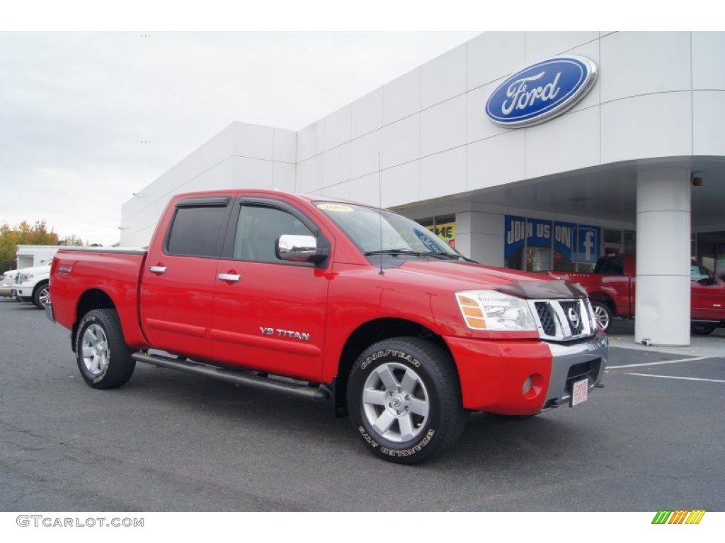 2005 Nissan Titan LE Crew Cab 4x4 Exterior Photos