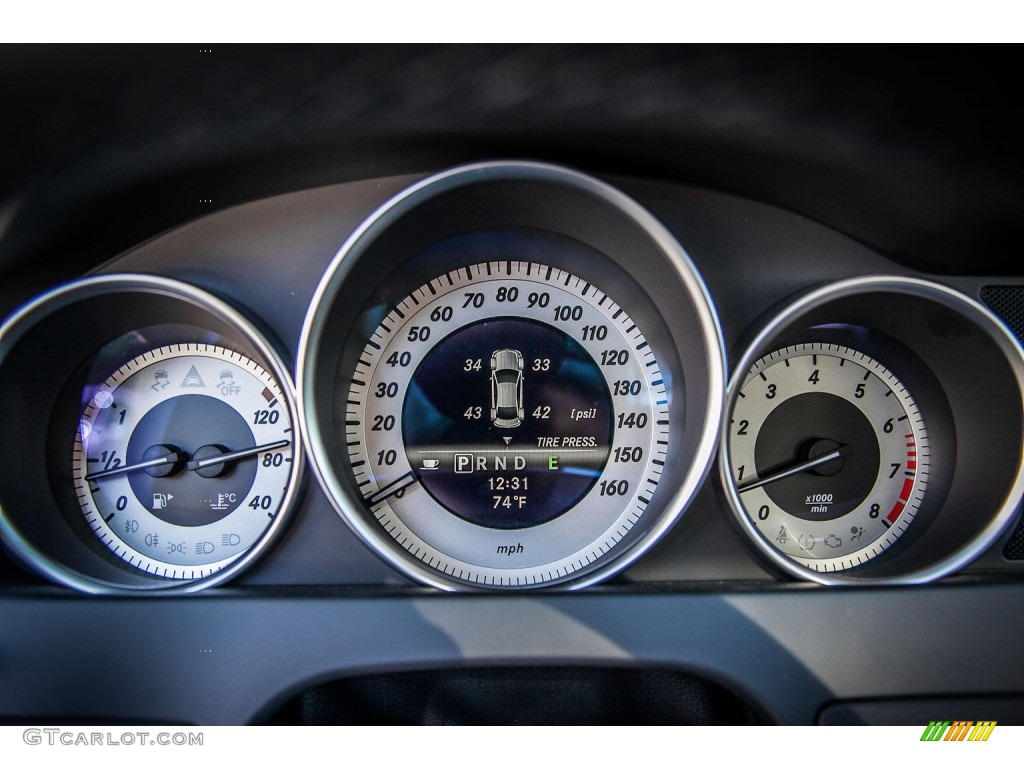 2013 Mercedes-Benz C 250 Coupe Gauges Photo #72972282