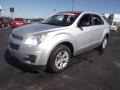 2010 Silver Ice Metallic Chevrolet Equinox LS  photo #1