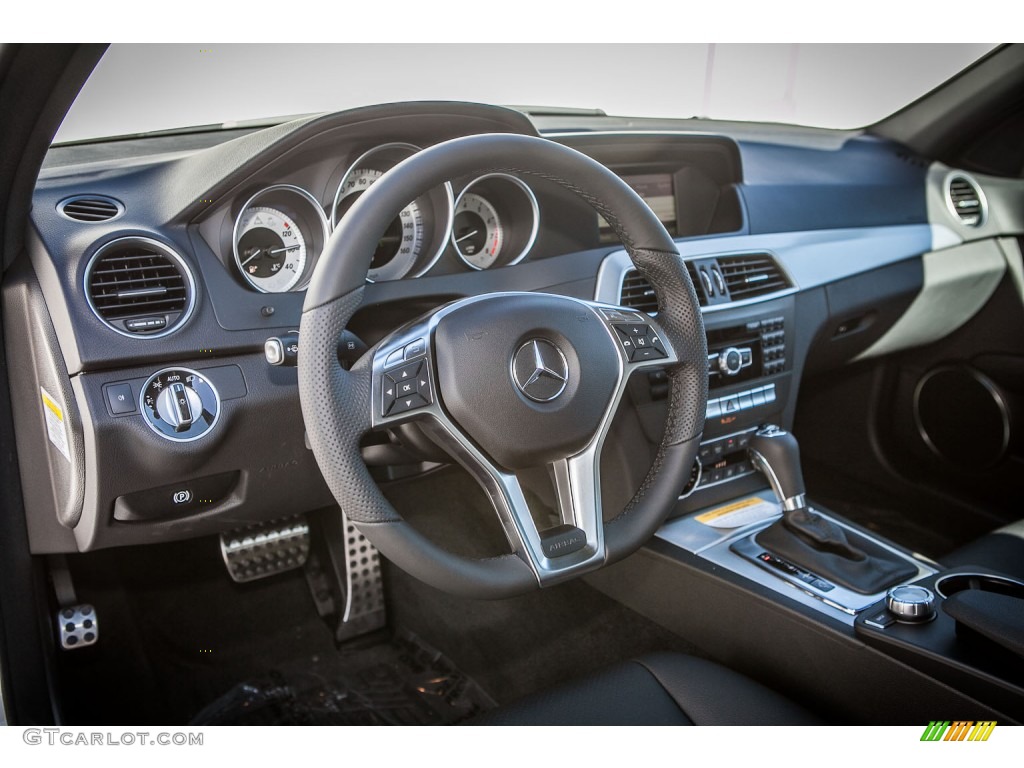 2013 Mercedes-Benz C 250 Sport Black Dashboard Photo #72972852