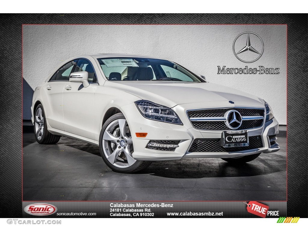 Diamond White Metallic Mercedes-Benz CLS