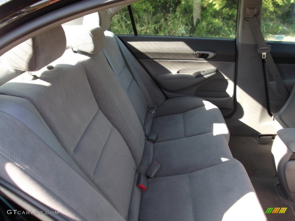 2010 Civic LX Sedan - Crystal Black Pearl / Gray photo #8