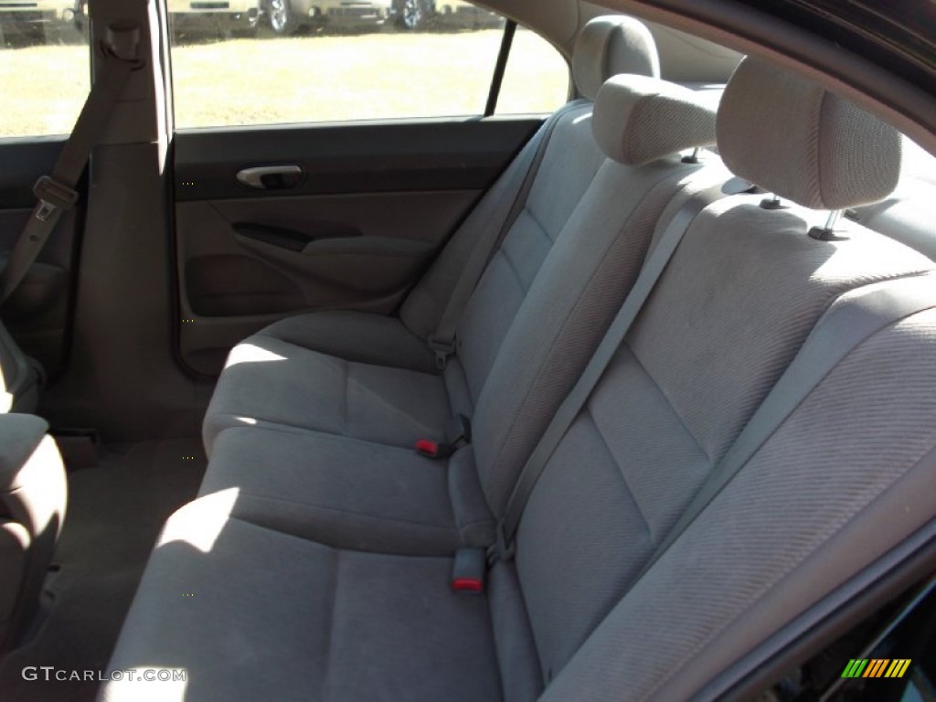 2010 Civic LX Sedan - Crystal Black Pearl / Gray photo #10