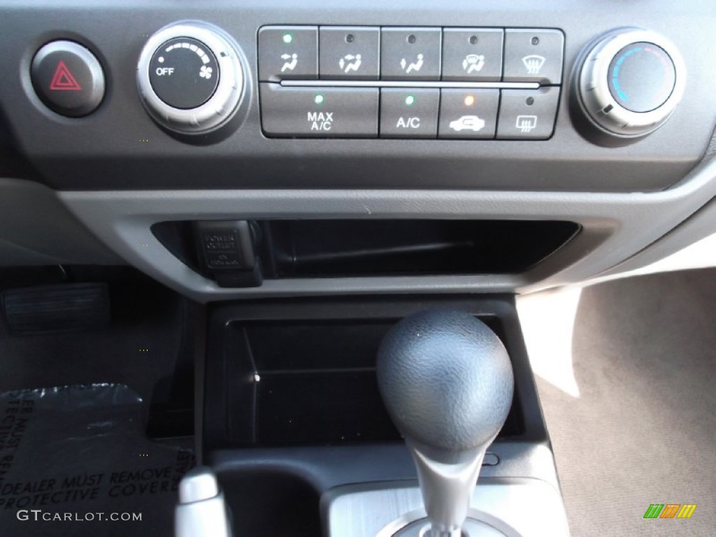2010 Civic LX Sedan - Crystal Black Pearl / Gray photo #18