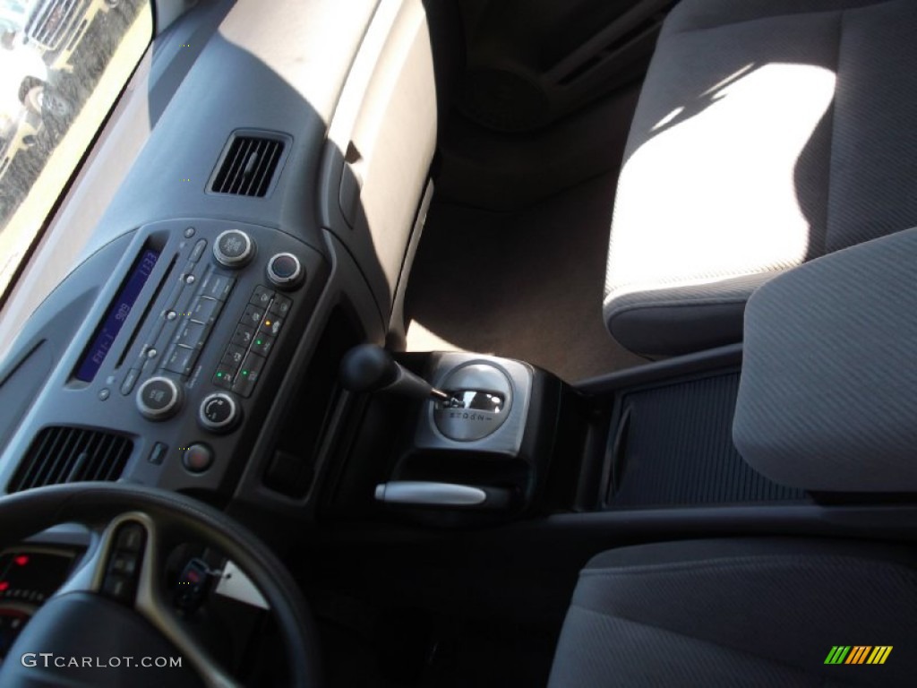 2010 Civic LX Sedan - Crystal Black Pearl / Gray photo #19