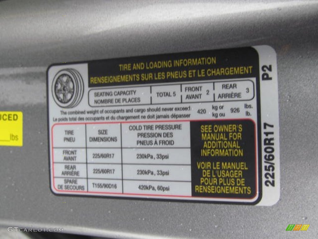 2010 Hyundai Tucson GLS AWD Info Tag Photos
