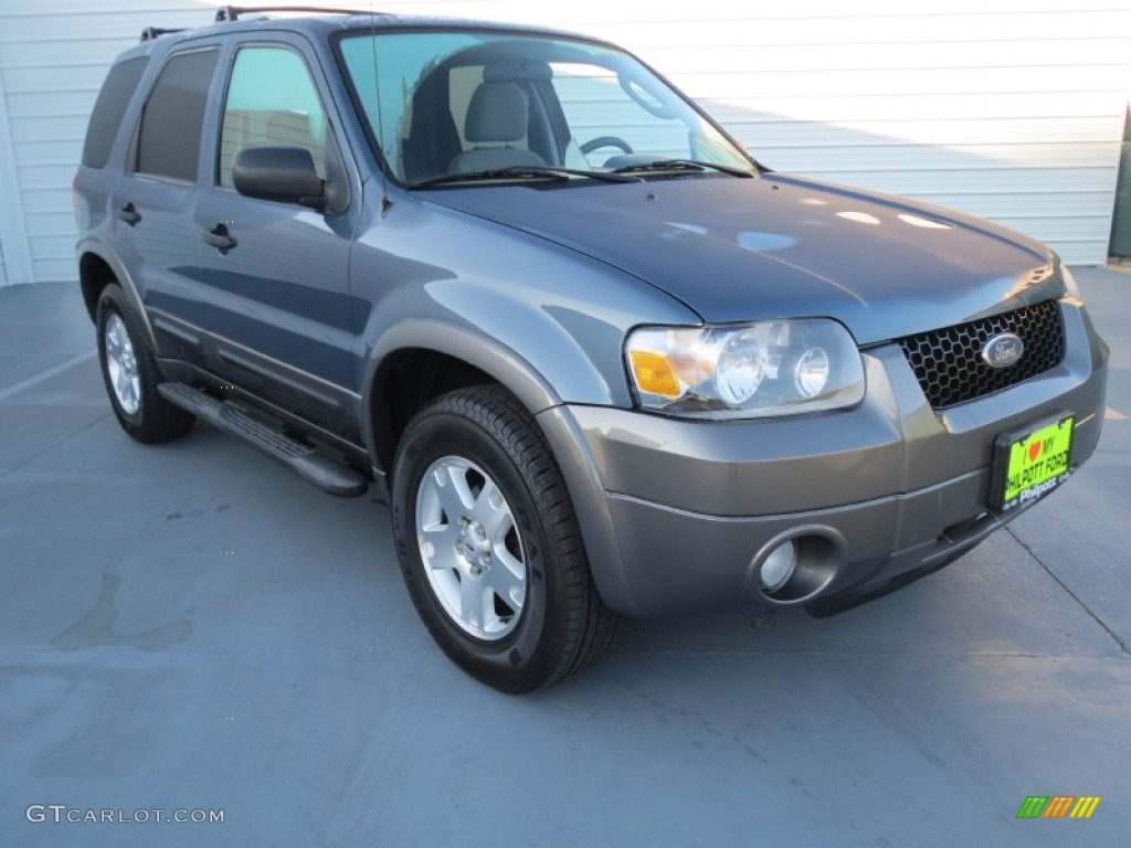 2006 Escape XLT V6 - Norsea Blue Metallic / Medium/Dark Flint photo #1