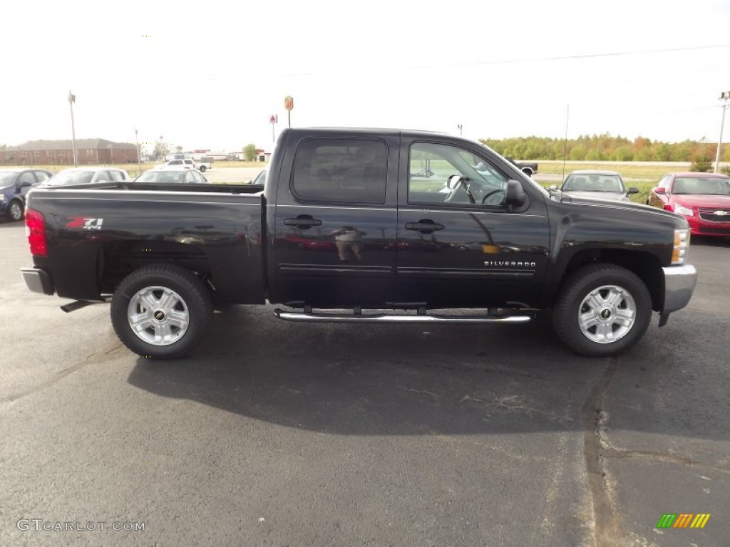 2012 Silverado 1500 LT Crew Cab 4x4 - Black Granite Metallic / Ebony photo #4