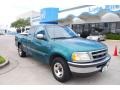 Pacific Green Metallic 1998 Ford F150 XLT SuperCab