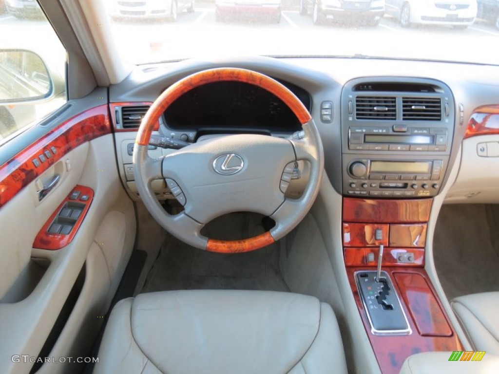 2002 Lexus LS 430 Ivory Dashboard Photo #72975444