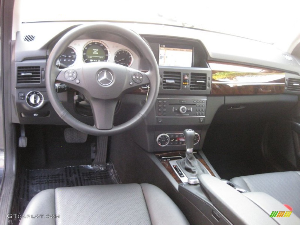 Black Interior 2011 Mercedes-Benz GLK 350 Photo #72975499