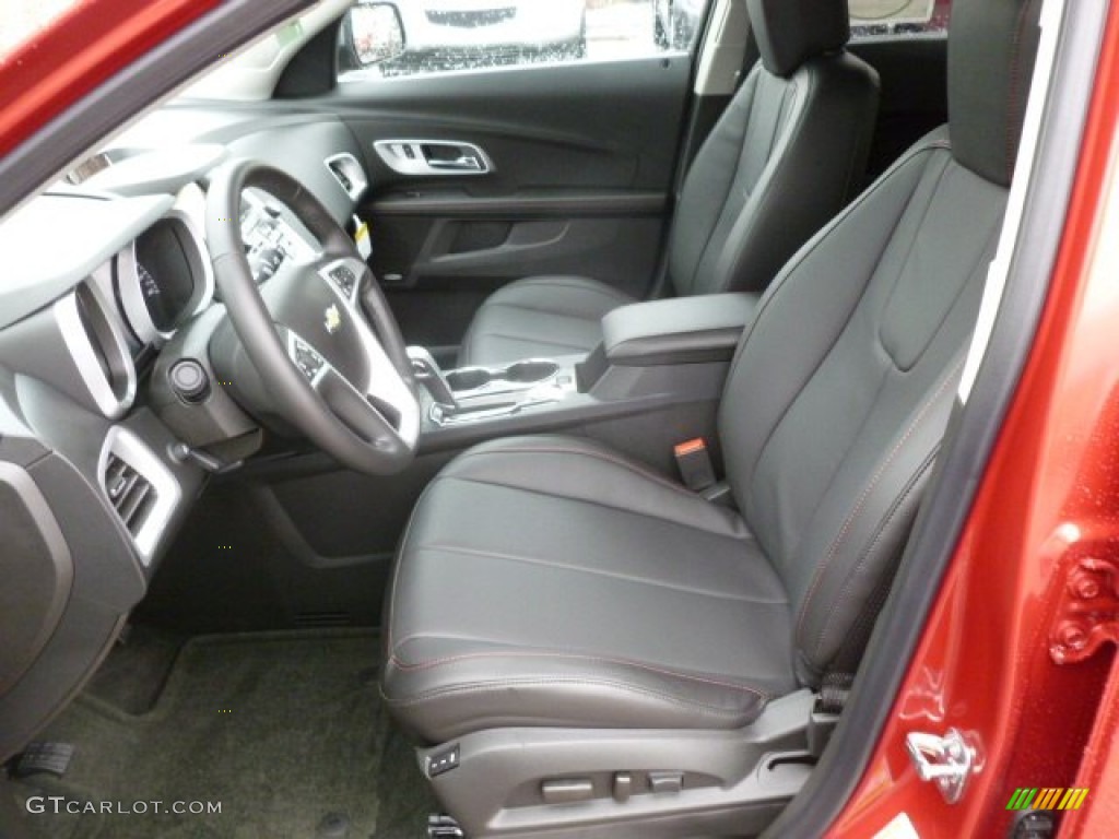 Jet Black Interior 2013 Chevrolet Equinox LTZ AWD Photo #72975564