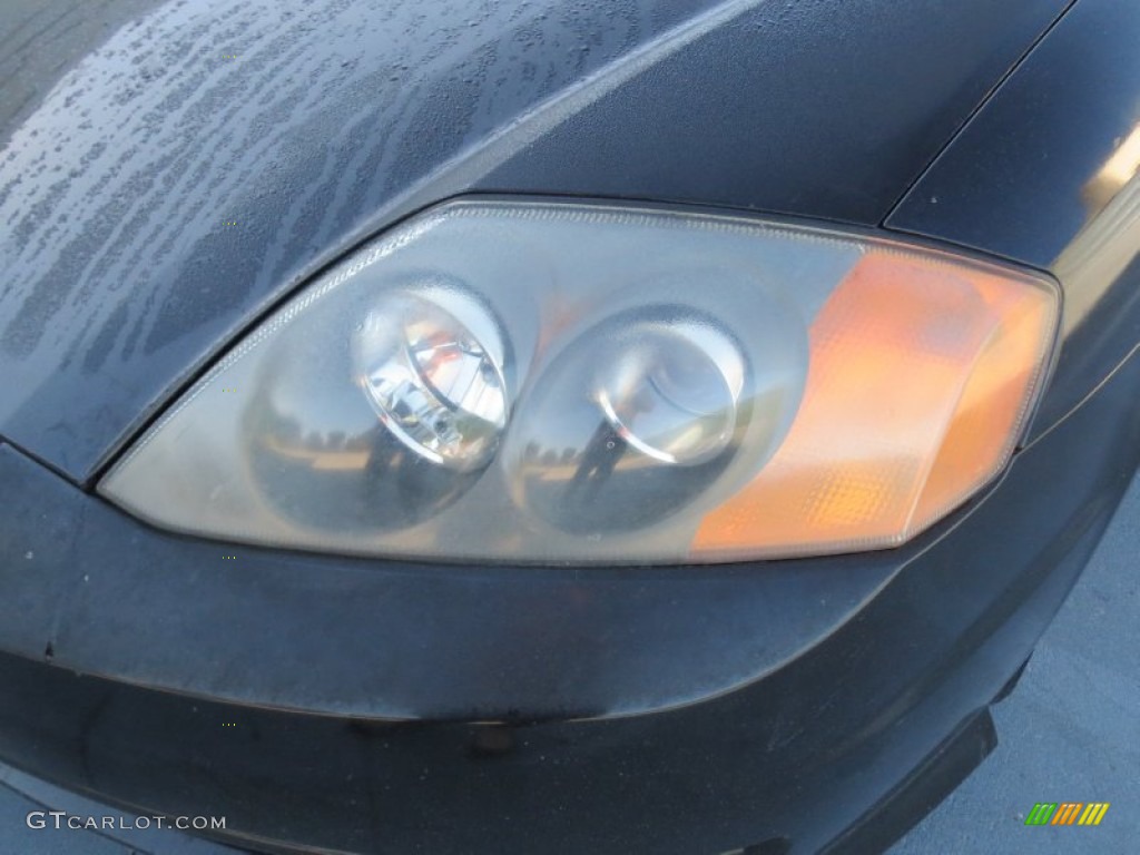 2004 Tiburon GT - Jet Black / Black photo #8