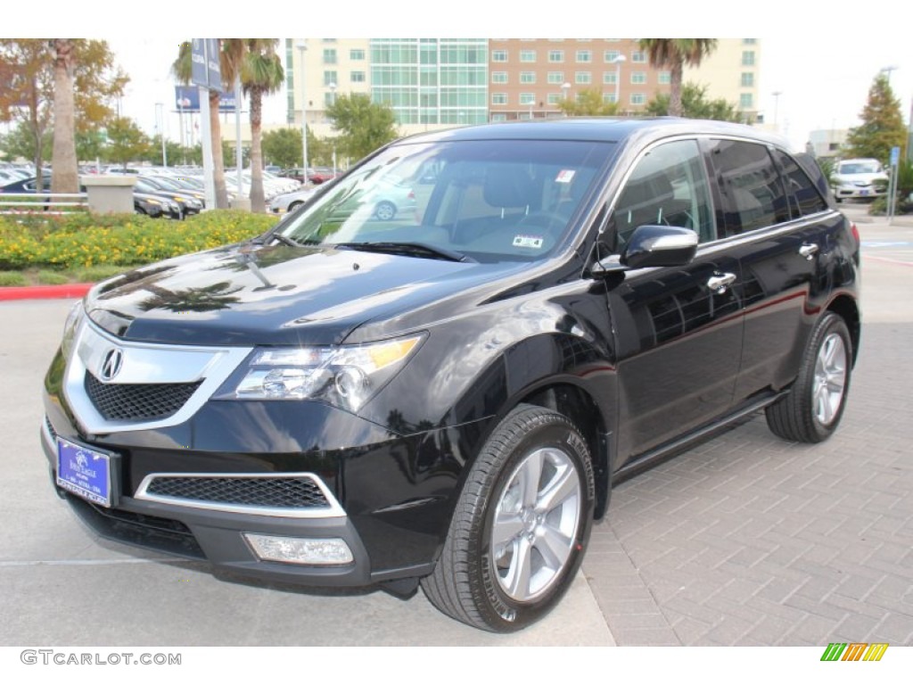 2013 MDX SH-AWD Technology - Crystal Black Pearl / Ebony photo #3