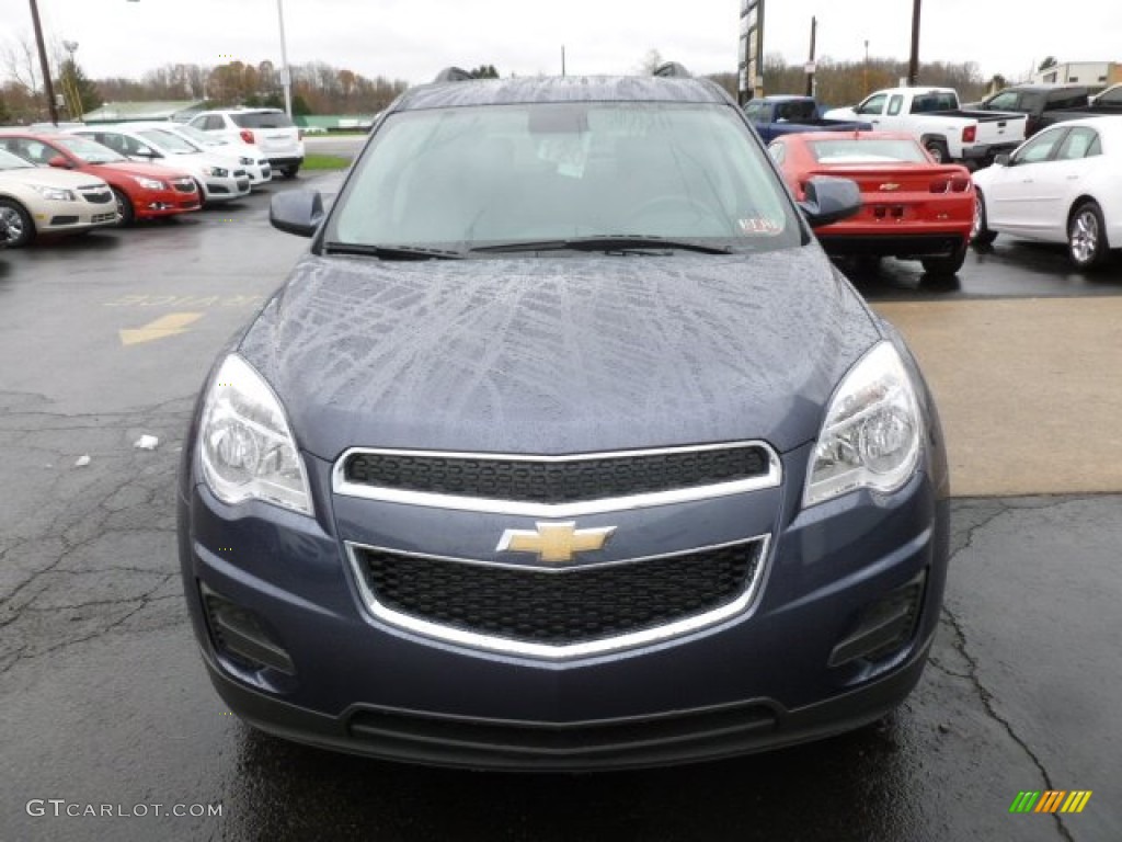 2013 Equinox LT AWD - Atlantis Blue Metallic / Jet Black photo #2