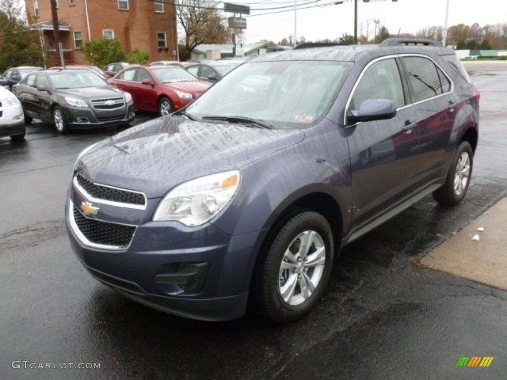 2013 Equinox LT AWD - Atlantis Blue Metallic / Jet Black photo #3