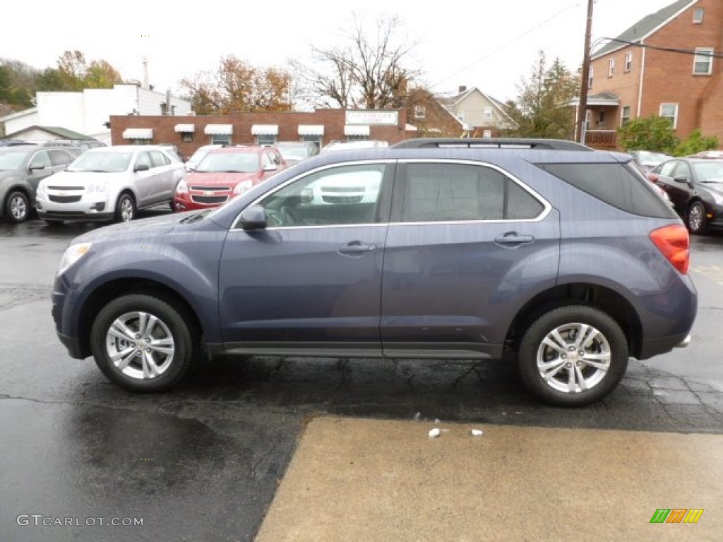 2013 Equinox LT AWD - Atlantis Blue Metallic / Jet Black photo #4