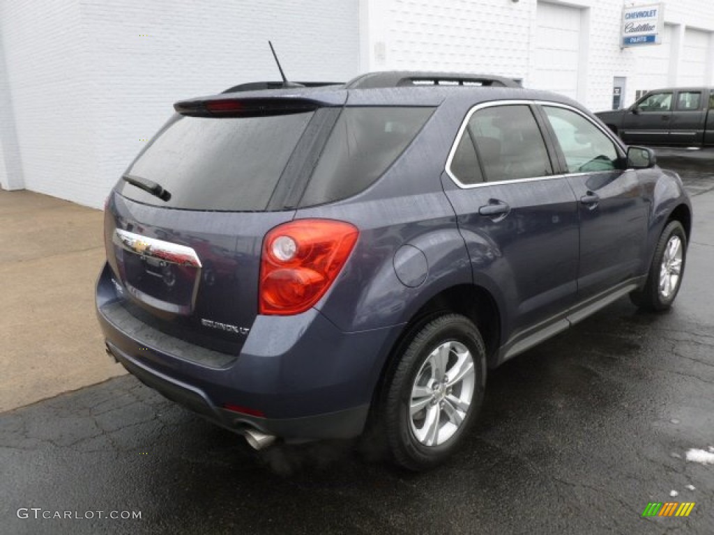 2013 Equinox LT AWD - Atlantis Blue Metallic / Jet Black photo #7