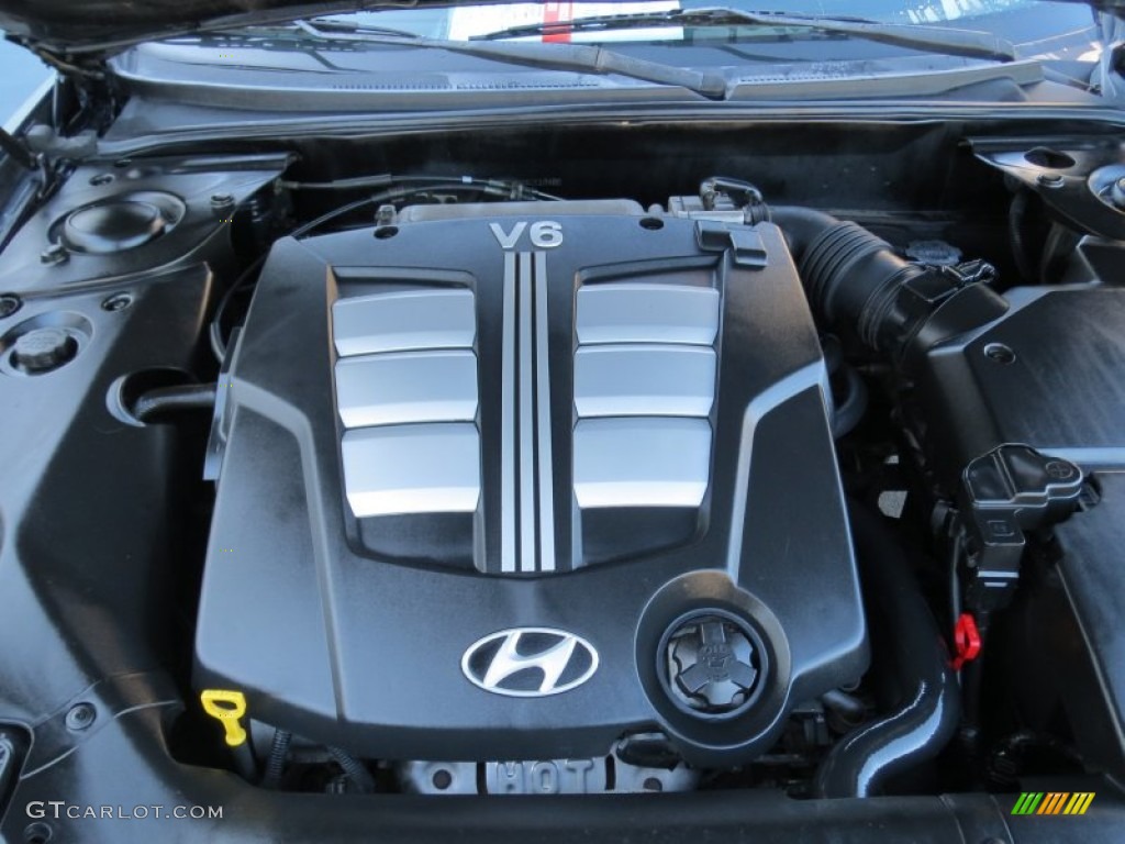 2004 Tiburon GT - Jet Black / Black photo #19