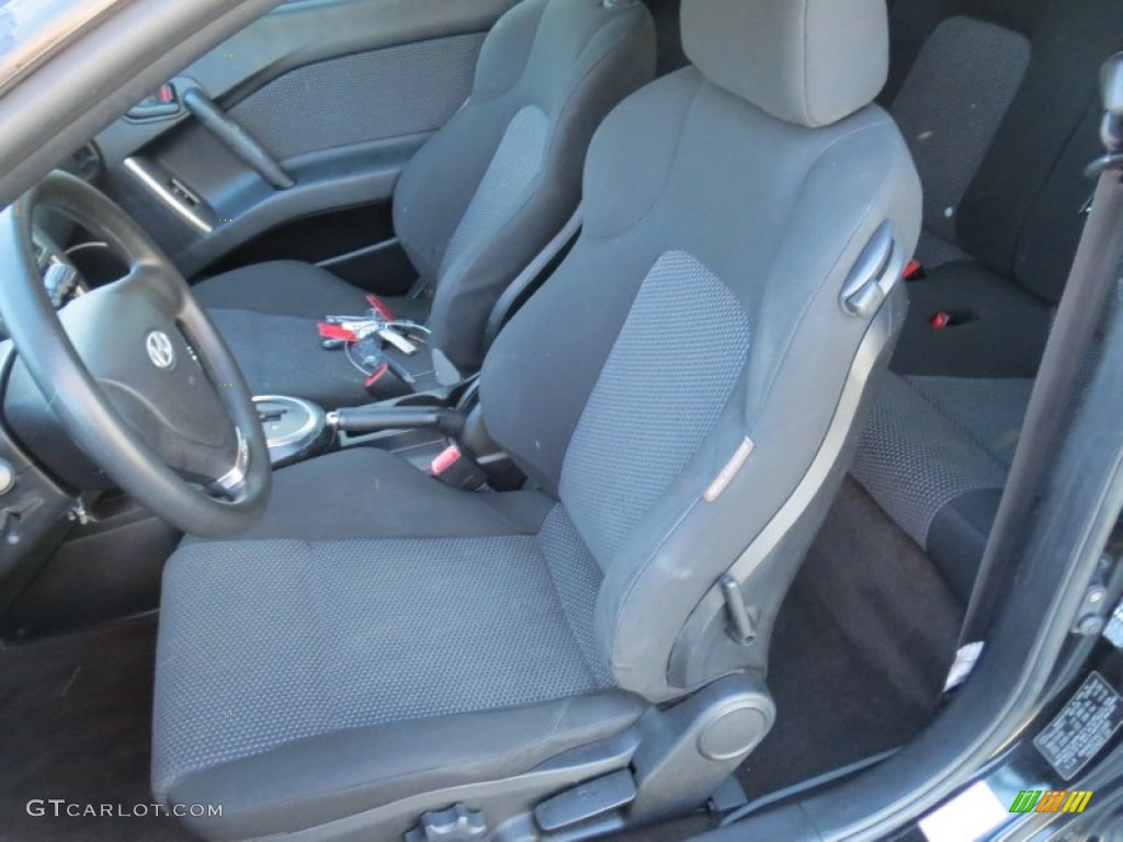 2004 Tiburon GT - Jet Black / Black photo #26