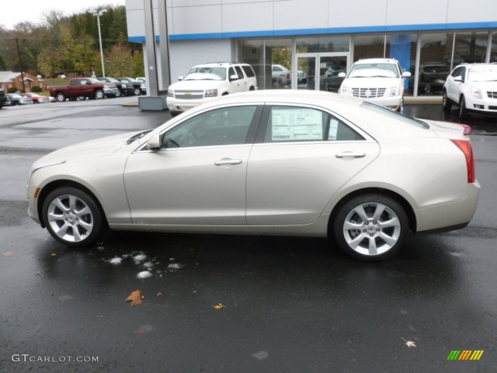 Silver Coast Metallic 2013 Cadillac ATS 2.0L Turbo AWD Exterior Photo #72976965