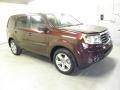 2013 Dark Cherry Pearl Honda Pilot EX-L 4WD  photo #1