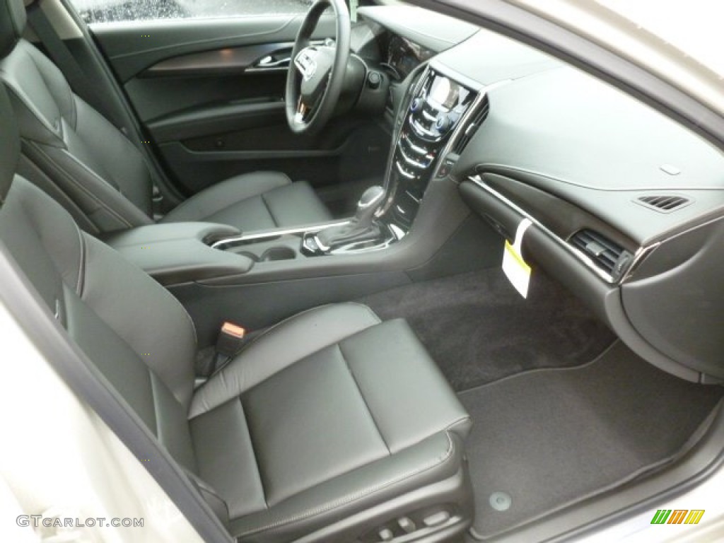 Jet Black/Jet Black Accents Interior 2013 Cadillac ATS 2.0L Turbo AWD Photo #72977076