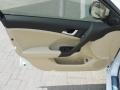 2012 Acura TSX Parchment Interior Door Panel Photo