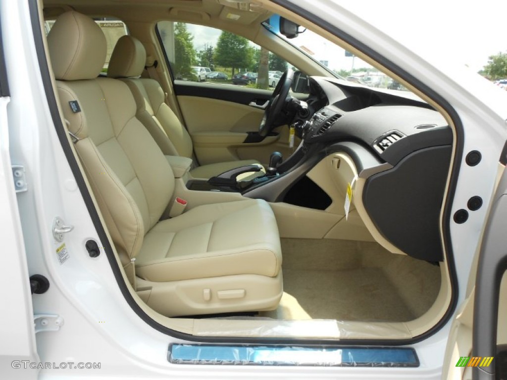 Parchment Interior 2012 Acura TSX Special Edition Sedan Photo #72977562