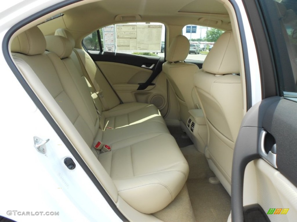 Parchment Interior 2012 Acura TSX Special Edition Sedan Photo #72977583