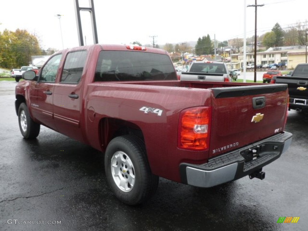 2013 Silverado 1500 LT Crew Cab 4x4 - Deep Ruby Metallic / Ebony photo #5